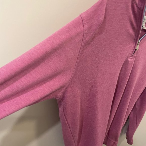 Peter Millar Magenta Men’s Pullover Quarter-Zip Size L - Picture 4 of 5